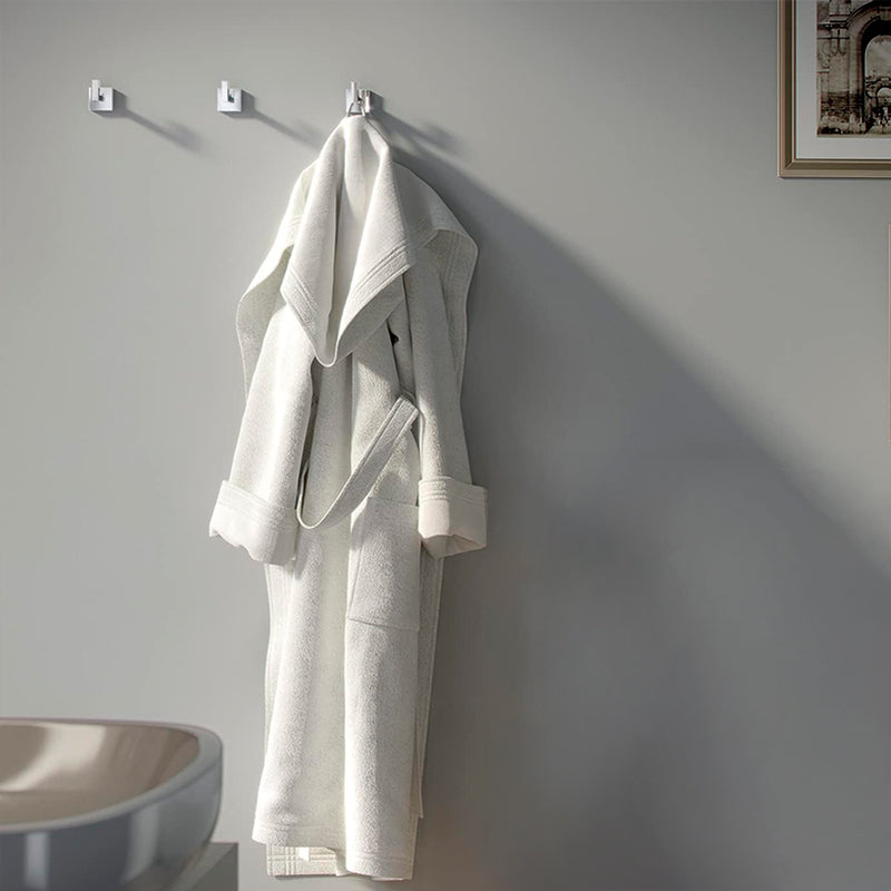 Cabideiro SIGA Inox 304 Quadrado Polido – Fixação Premium