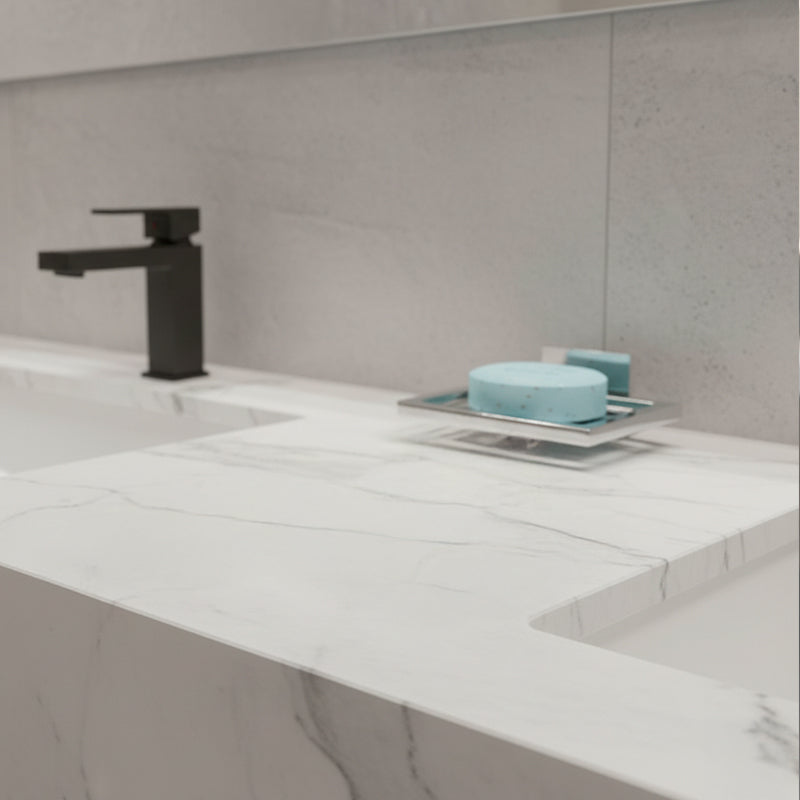 Porta Sabonete SIGA Inox 304 - Base Polida - Fixação Premium