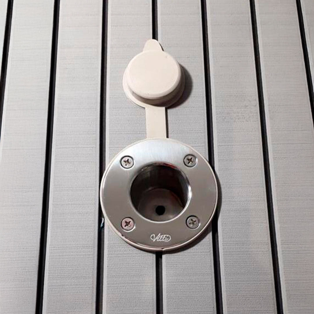 Base Flange SIGA Inox 304 – Náutico – Kit