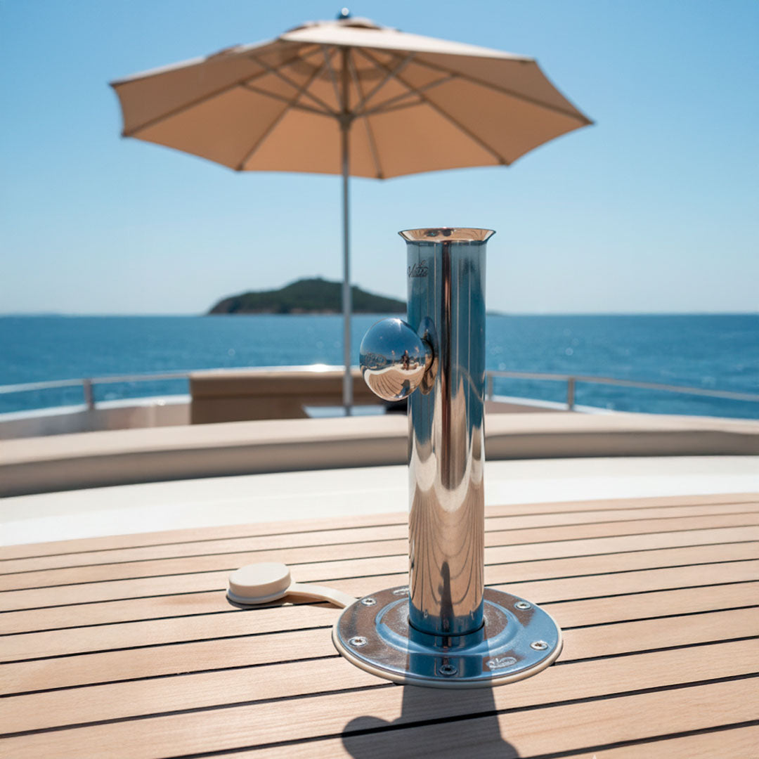 Porta Ombrelone SIGA Inox 304 50 mm – Náutico – Kit