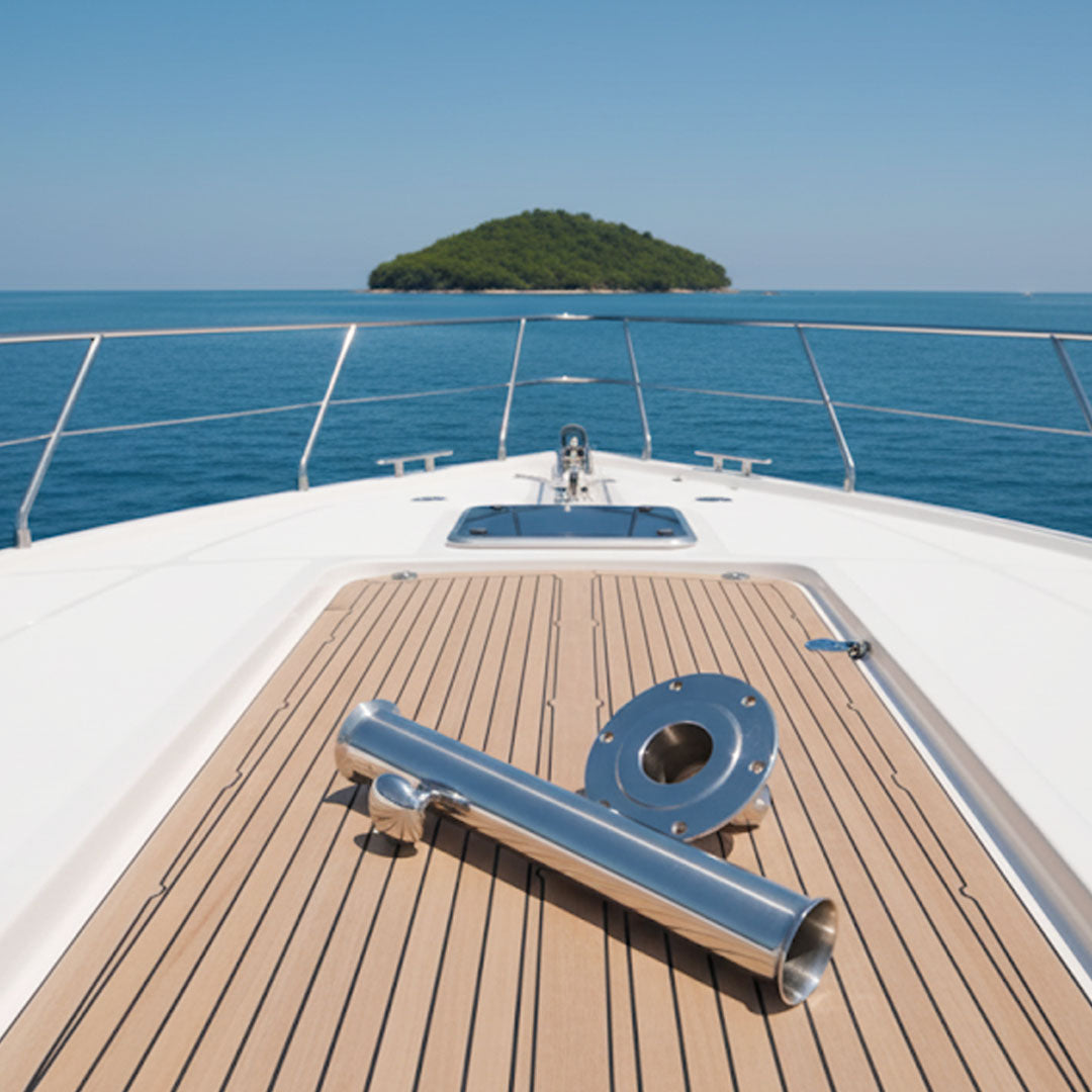 Porta Ombrelone SIGA Inox 304 50 mm – Náutico – Kit