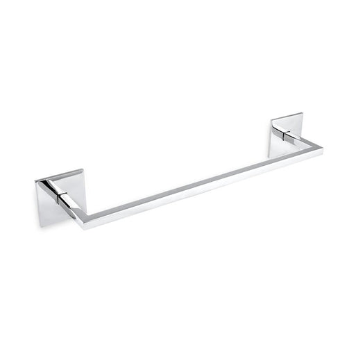 Porta Toalha de Rosto Simples SIGA Inox 304 – Base Polida – Fixação Premium