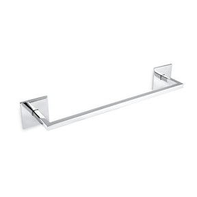 Porta Toalha de Rosto Simples SIGA Inox 304 – Base Polida – Fixação Premium