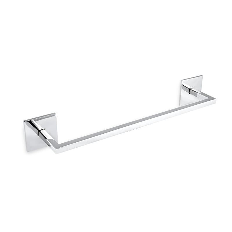 Porta Toalha de Rosto Simples SIGA Inox 304 – Base Polida – Fixação Premium