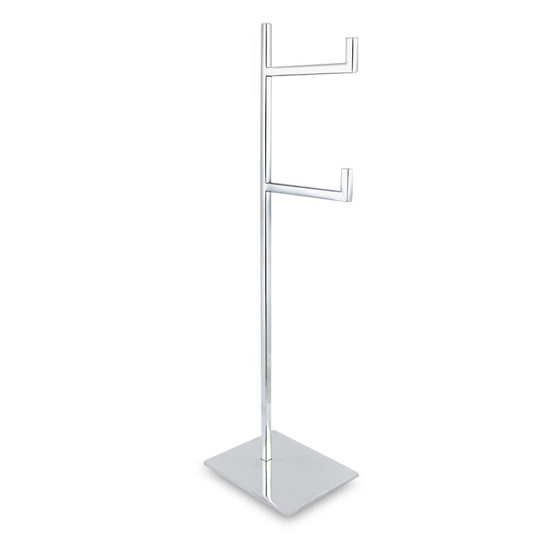 Porta Papel Higiênico SIGA Duplo de Chão Inox 304 – Base Robust Polido