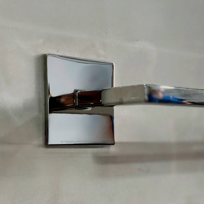 Porta Toalha de Banho Simples SIGA Inox 304 – Base Polida – Fixação Premium