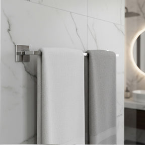 Porta Toalha de Banho Simples SIGA Inox 304 – Base Polida – Fixação Premium