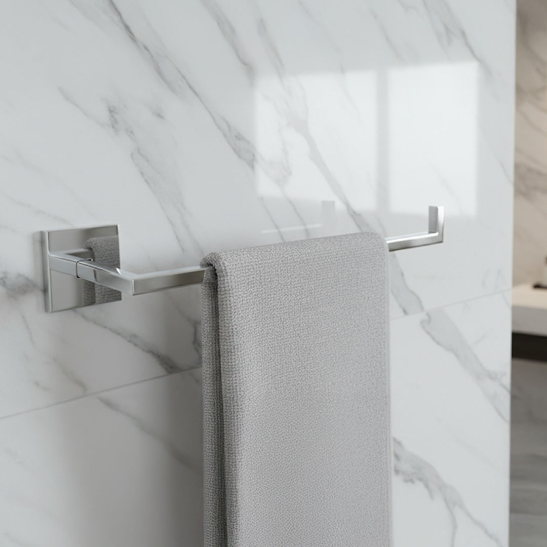 Porta Toalha de Rosto Curvo SIGA Inox 304 – De Parede – Fixação Premium